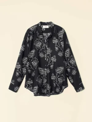 Xirena Shirts<Black Pom Beau Shirt