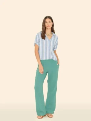 Xirena Pants & Jumpsuits<Bottle Green Bella Pant