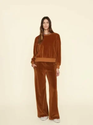 Xirena Sweats & Tees<Brown Sugar Mavis Velour Sweatpant