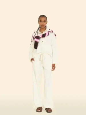 Xirena Pants & Jumpsuits<Chalk White Dash Twill Pant