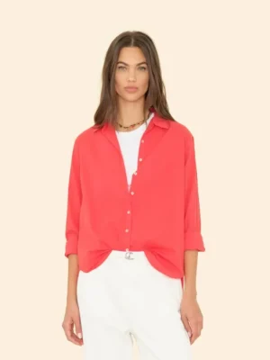 Xirena Shirts<Clambake Red Beau Shirt