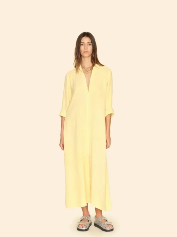 Xirena Dresses<Daisy Yellow Boden Gauze Dress