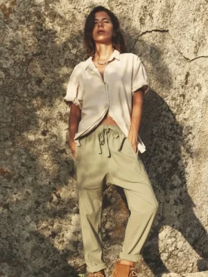 Xirena Pants & Jumpsuits<Dark Seagrass Draper Pant