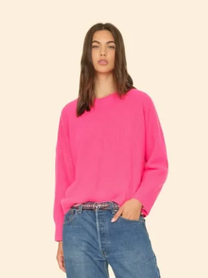 Xirena Sweaters & Jackets<Dayglo Pink Alfie Sweater