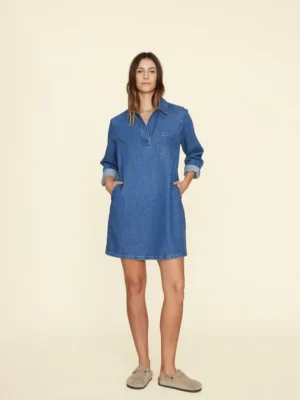 Xirena Dresses<Deep Indigo Max Denim Dress