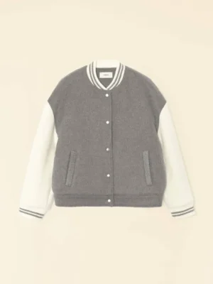 Xirena Sweaters & Jackets<Gravel Chalk Varsity Jacket