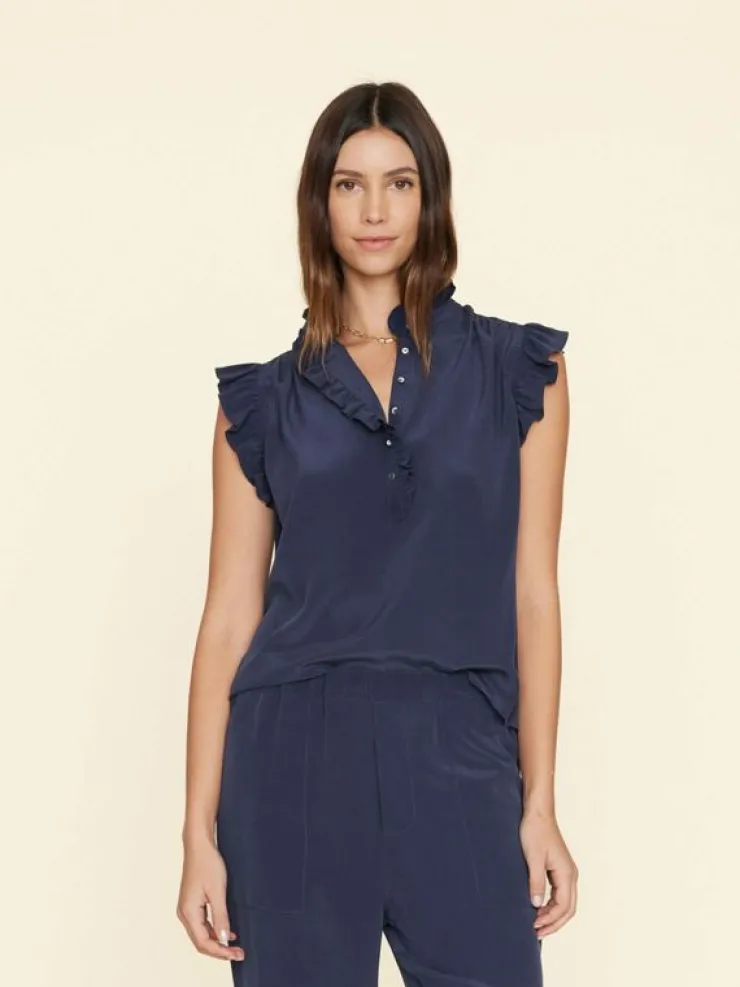 Xirena Tops<Brenna Silk Top