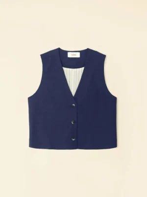 Xirena Sweaters & Jackets<Navy Melange Vinny Vest