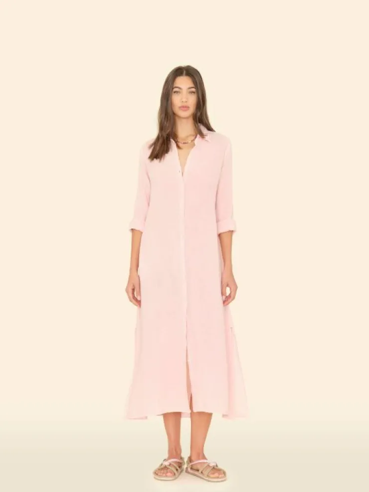 Xirena Dresses<Opal Pink Boden Gauze Dress