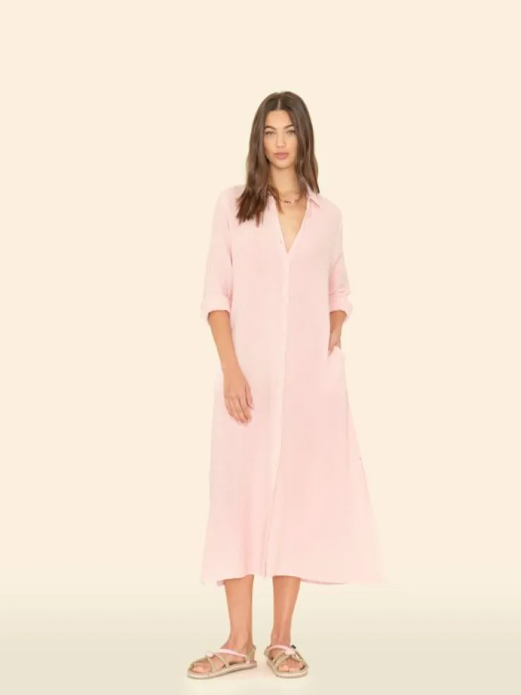 Xirena Dresses<Opal Pink Boden Gauze Dress