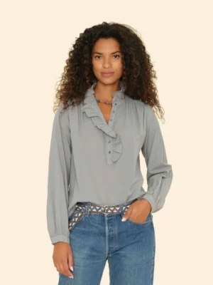 Xirena Tops<Stone Grey Caspian Top