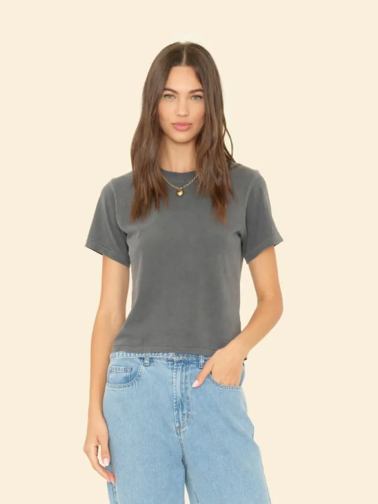 Xirena Sweats & Tees<Vintage Black Georgy Tee